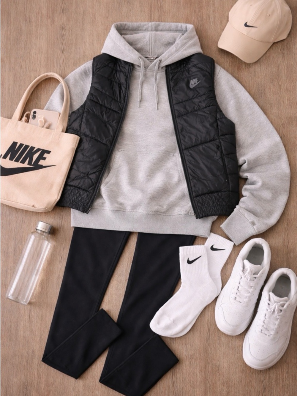 Nike Women's Cascade Full Zip Goose Down Puffer Vest